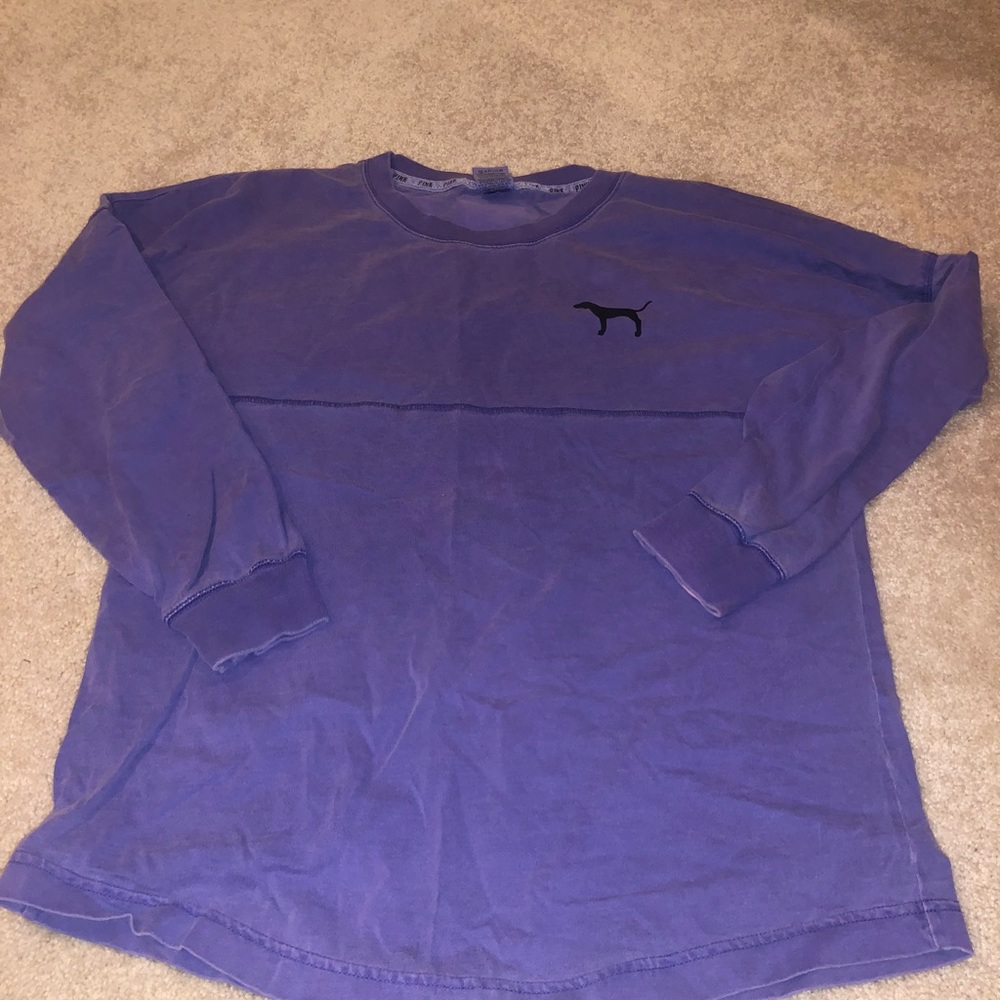 Long sleeve jersey sweatshirt